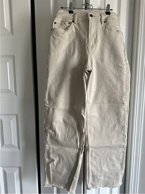 Toad &Co women’s Balsam cutoff Jean.  Size 6.  Natural Color. Worn Once